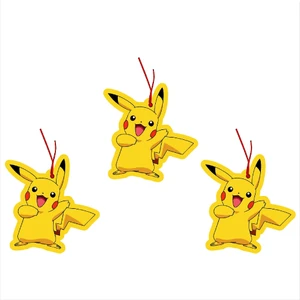 Jet Hızında Jethızında 3'lü Set Pikachu Tasarımlı Oto Kokusu