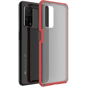 Xiaomi Mi 10T Kılıf Silikon Kenarlı Buzlu Sert Volks Kapak