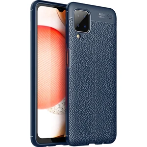 Samsung Galaxy A12 Kılıf Deri Desenli Lux Niss Silikon
