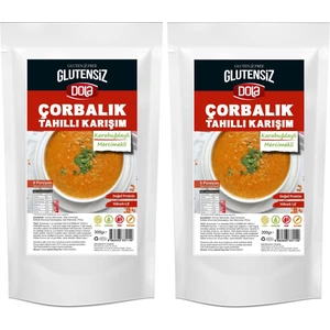 Glutensiz Çorbalık Tahıllı Karışım 300 gr 2 Adet Karabuğdaylı Mercimekli Karışımı