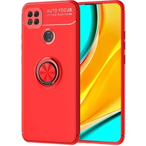 Xiaomi Redmi 9c Kılıf Yüzüklü Manyetik Ravel Silikon
