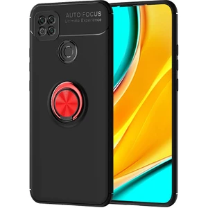 Xiaomi Redmi 9c Kılıf Yüzüklü Manyetik Ravel Silikon