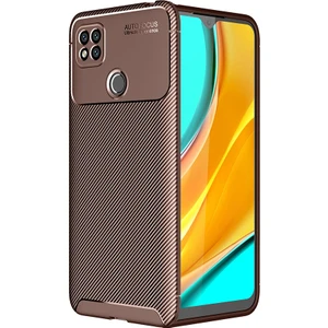Xiaomi Redmi 9c Kılıf Karbon Desenli Lux Negro Silikon