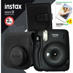 Instax Mini 11 Siyah Fotoğraf Makinesi ve Kare Albümlü Seti 11