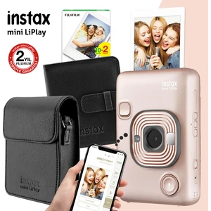 Instax Mini Liplay Hybrid Blush Gold Fotoğraf Makinesi + Aksesuar Seti