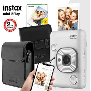 Instax Mini Liplay Hybrid Stone White Fotoğraf Makinesi Hediye Seti