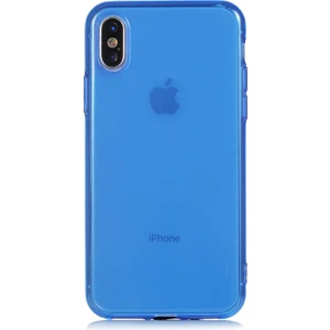Apple iPhone X-Xs Kılıf Renkli Fosforlu Mun Silikon