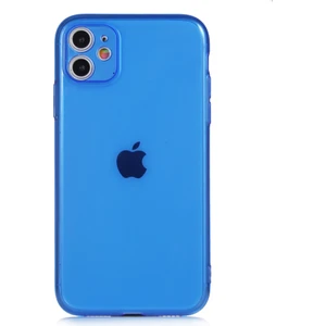 Apple iPhone 11 Kılıf Renkli Fosforlu Mun Silikon