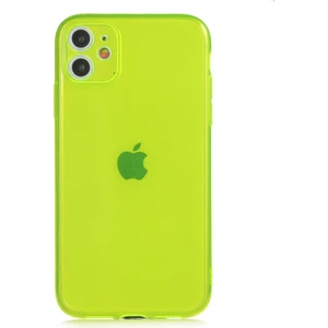 Apple iPhone 11 Kılıf Renkli Fosforlu Mun Silikon