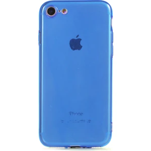 Apple iPhone 8 Kılıf Renkli Fosforlu Mun Silikon