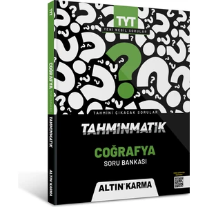Altın Karma Yayınları Tahminmatik  TYT Coğrafya Soru Bankası