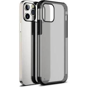 Apple iPhone 12 Pro Kılıf Silikon Kenarlı Sert Buzlu Volks Kapak