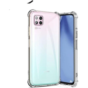 Huawei P40 Lite Kılıf Ultra Korumalı Şeffaf Antishock Silikon