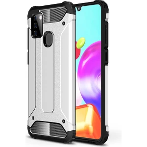Samsung Galaxy A21S Kılıf Çift Katmanlı Armour Case