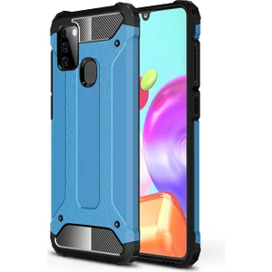 Samsung Galaxy A21S Kılıf Çift Katmanlı Armour Case
