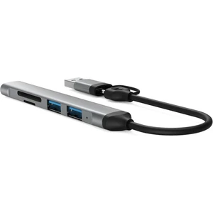 5in1 Usba ve Type-C To Usba 3.01, Tf, Sd Çoklayıcı Hub Adaptör