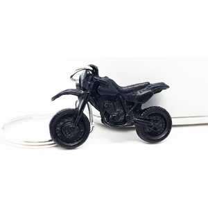 Mat Siyah Erkek Motosiklet Anahtarlık