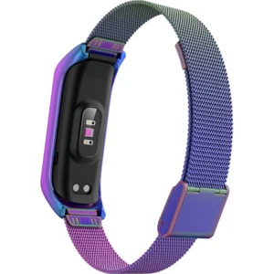 Samsung Galaxy Fit 2 R220 Tme Metal Hasır Tokalı Kordon Kayış