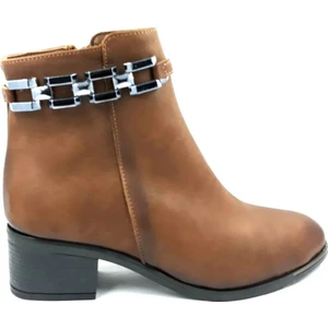 325035 Taba 5 Cm Fermuarlı Kadın Bot