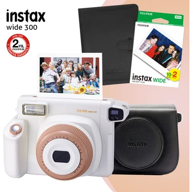 Fujifilm Instax Wide 300 Toffe Beyaz Fotoğraf Makinesi ve Fiyatı