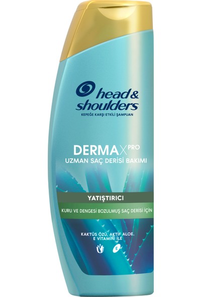 Head&Shoulders Dermaxpro Yatıştırıcı Kepek Karşıtı Şampuan Kuru ve Kaşıntılı Saç Derisi İçin 350 ml