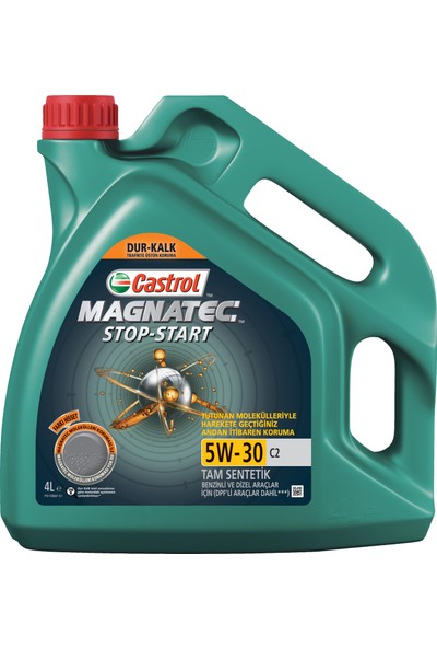 Castrol Magnatec Stop-Start 5W-30 C2 Tam Sentetik Dpf Motor Yağı 4 Litre (Üretim Yılı:2022)