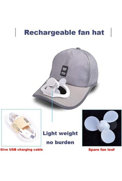 Soğutma Fan Beyzbol Yaz Güneşlik Şapka (Yurt Dışından)