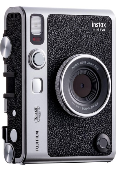 Instax Mini Evo Siyah Fotoğraf Makinası ve 20'li Film
