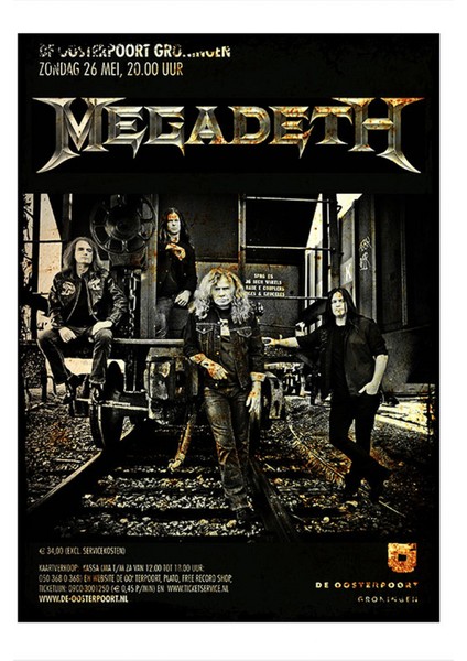megadeth Mdf Poster