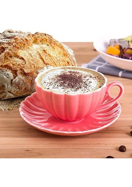 Benzersiz Kullanımlık Kahve Fincanı Modern Basit Seramik Yaratıcı Sevimli Kahve Fincanı Çay Kubek Do Kawy Ev Aksesuarları BS50CC | Kahve Kupası ve Tabak Setleri (Yurt Dışından)