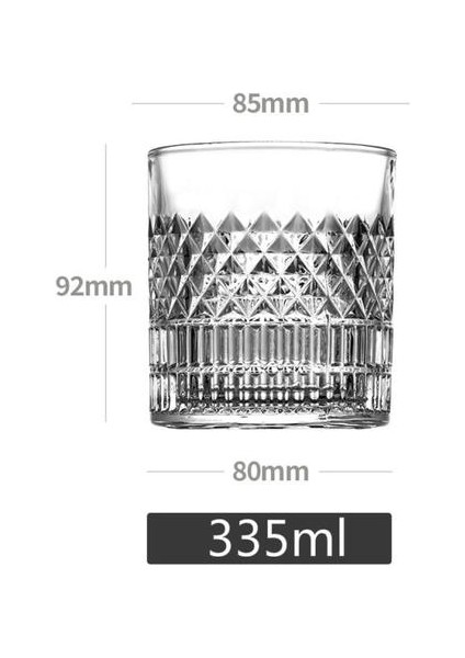 Cam Şeffaf Viski Cam Ev Yaratıcı Likör Ruhları Şarap Cam Bira Cam | Bira Steins (Şeffaf) (Yurt Dışından)