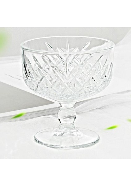 275 ml Gelişmiş Oyma Tatlı Kupası Restoran Dondurma Puding Yoğurt Kase Mus Tepsi Yüksek Baz Rölyef Viski Likör İçme | Gravür (Yurt Dışından) modelleri