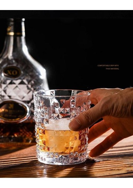 6 Adet 300 ml Yaratıcı Gözlük Kupası Şarap Cam Viski Brendi Snifters Cam Şarap Kupası Kişilik Suyu Bira Bardağı Ev Drinkware Süt Kupası | Gravür (Yurt Dışından) modelleri