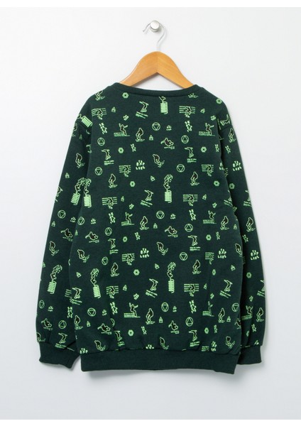 Baskılı Sweatshirt Bisiklet Yaka fiyatları
