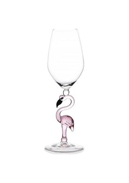 1 Adet 330 ml Dekoratif Flamingo Şekli Şarap Cam Ev Bar Restoran Cam Flamingo Cam Şarap Cam Kokteyl Cam Bordeaux Goblet | Eski Moda Cam (Yurt Dışından)