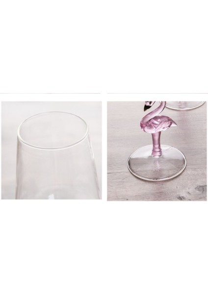 1 Adet 330 ml Dekoratif Flamingo Şekli Şarap Cam Ev Bar Restoran Cam Flamingo Cam Şarap Cam Kokteyl Cam Bordeaux Goblet | Eski Moda Cam (Yurt Dışından) modelleri