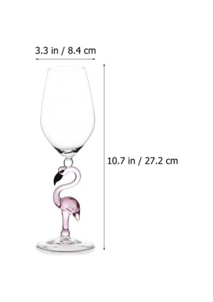 1 Adet 330 ml Dekoratif Flamingo Şekli Şarap Cam Ev Bar Restoran Cam Flamingo Cam Şarap Cam Kokteyl Cam Bordeaux Goblet | Eski Moda Cam (Yurt Dışından) fırsatları