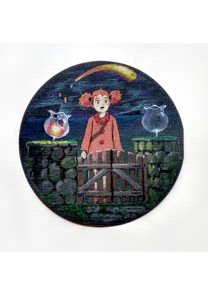 Yuvarlak D20 cm Siyah Albüm (Karışık Teknikler Için) Round Black Paper Album