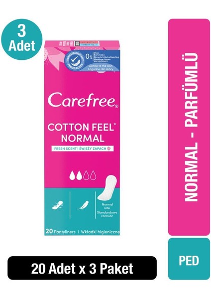 Refresh Breathable-Fresh Günlük Ped 20'li x3
