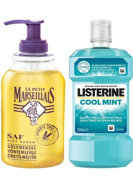 Cool Mint 250 ml + Le Petit Marseillais Lavanta Yağı Saf Sıvı Sabun 300 ml fiyatları