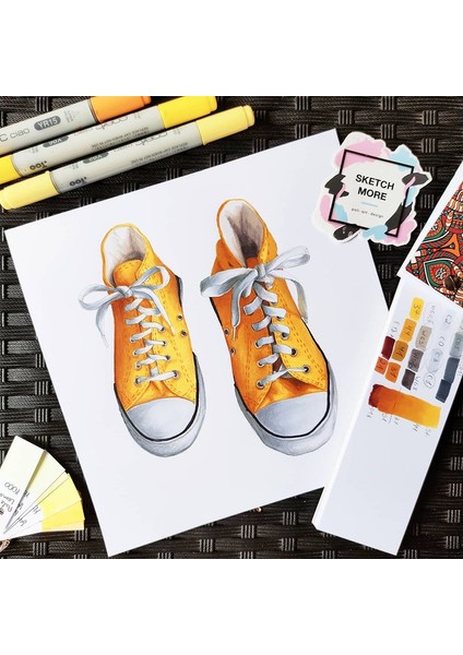 Super Set 3ü1 Arada Kare Albüm Seti 11×11+15×15+20×20 cm 90 Sayfa (Marker ve Grafik Için)