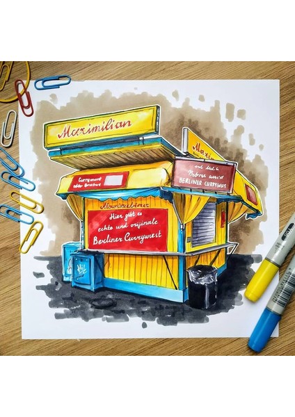 Super Set 3ü1 Arada Kare Albüm Seti 11×11+15×15+20×20 cm 90 Sayfa (Marker ve Grafik Için)
