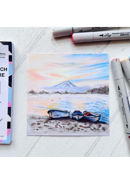 Kare 20×20 cm Albüm 30 Sayfa (Marker ve Grafik Için) Classic Album
