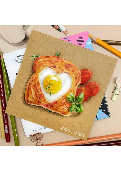 Kare 20×20 cm Mix Albüm 3 Çeşit Kağıt (Karışık Teknikler Için) Mix Paper Album