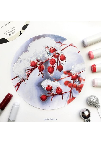 Yuvarlak D15 cm Albüm 60 Sayfa (Marker ve Grafik Için) Round Classic Album fırsatları