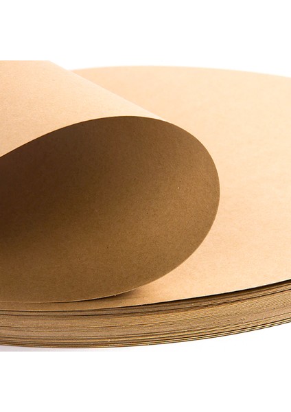 Yuvarlak D11 cm Kraft Albüm (Karışık Teknikler Için) Round Craft Paper Album