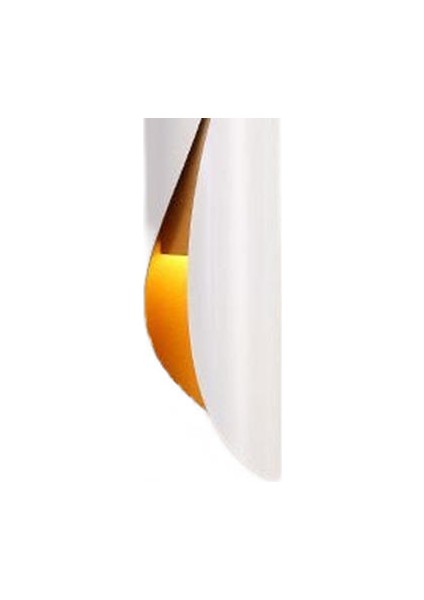 Kuzey Avrupa Oturma Odası Başucu Dolabı Duvar Lambası LED Merdiven Koridor Modern Minimalizm Kişilik Dekoratif Aydınlatma (Sıcak Işık) (Beyaz)(Yurt Dışından)