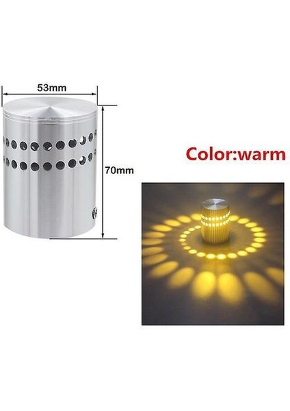 Spiral Delik LED Duvar Lambası Kısılabilir Spiral Lamba Uzaktan Kumanda Lambası ile Süslemek Için Aile Ktv Bar Düğün Parti Salonu Işıkları (Sıcak)