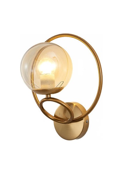 Kapalı Duvar Lambası, Yaratıcı Modern Minimalist Tarzı, 6116 Şeffaf Cam Abajur(Yurt Dışından)