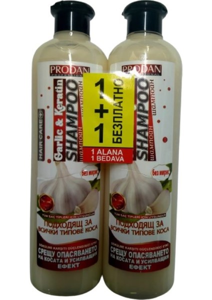 SarımsakKeratin 2li Set Şampuan 700 Ml+700 Ml
